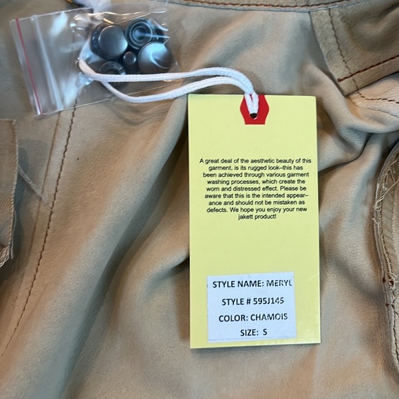 Meryl Waxed Suede Jacket Chamois - Picture 9 of 13